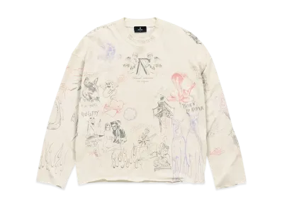 REPRESENT Legacy Long Sleeve T-Shirt "Buttercream"
