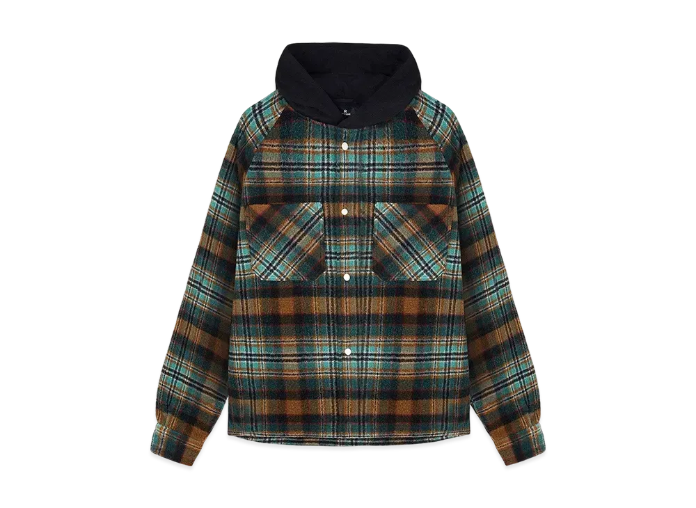 REPRESENT Hooded Overshirt "Check"