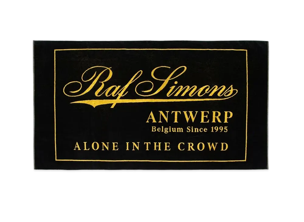RAF SIMONS Beach Towel "Black"