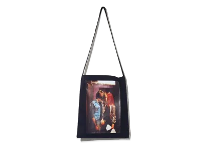 RAF SIMONS Denim Tote Bag Christiane F. "Black"