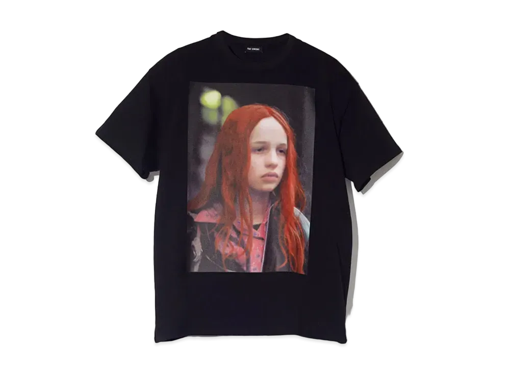 RAF SIMONS Oversized T-Shirt Christiane F. "Black"