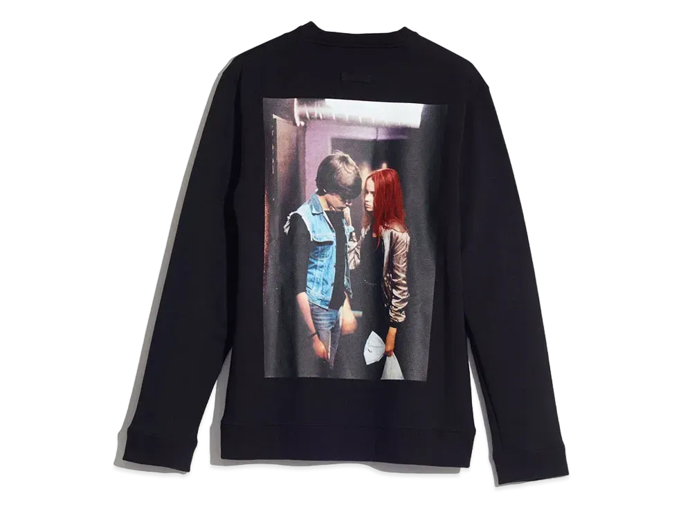 RAF SIMONS Round-Neck Sweater Christiane F. "Black"