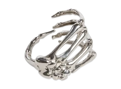 RAF SIMONS Solid Colour Skeleton Bracelet "Silver"