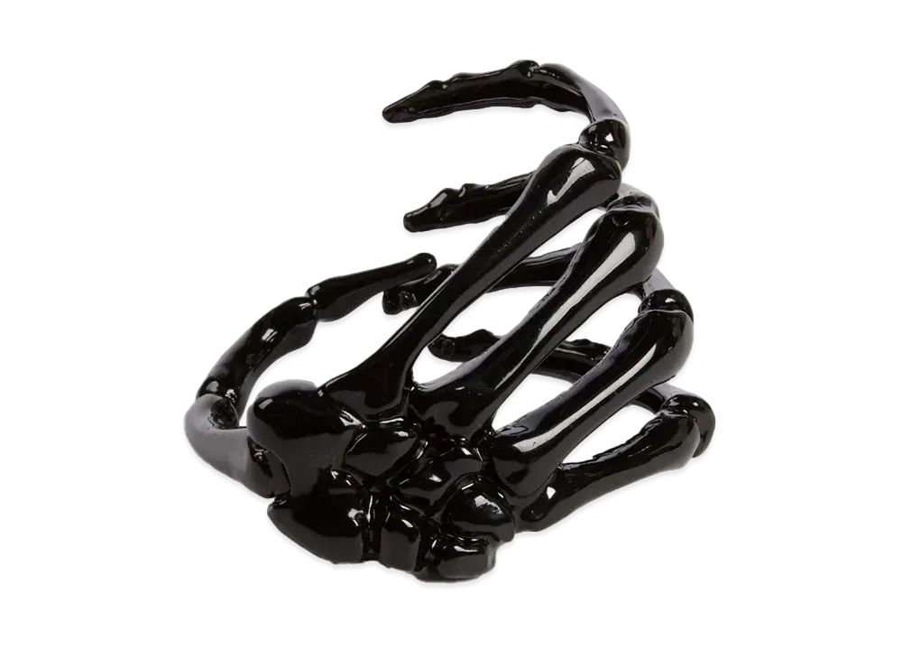 RAF SIMONS Solid Colour Skeleton Bracelet "Black"