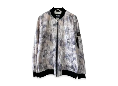 RAF SIMONS Raf Simons School Uniform Bomber All Over Print Jacket "Beige/Gray"