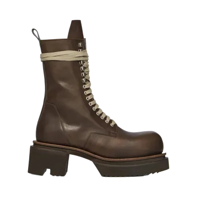 Rick Owens Laceup Bogun "Dark Dust"