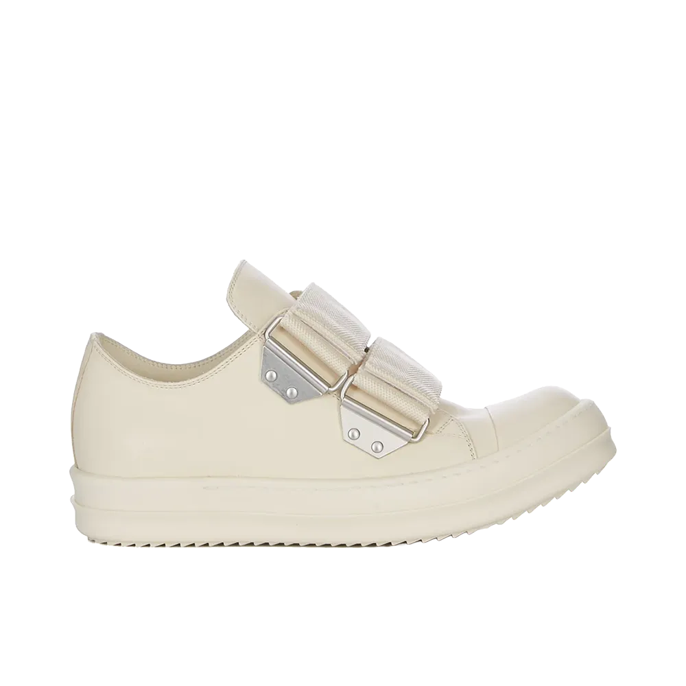 Rick Owens Strap Low Sneaks "Milk"