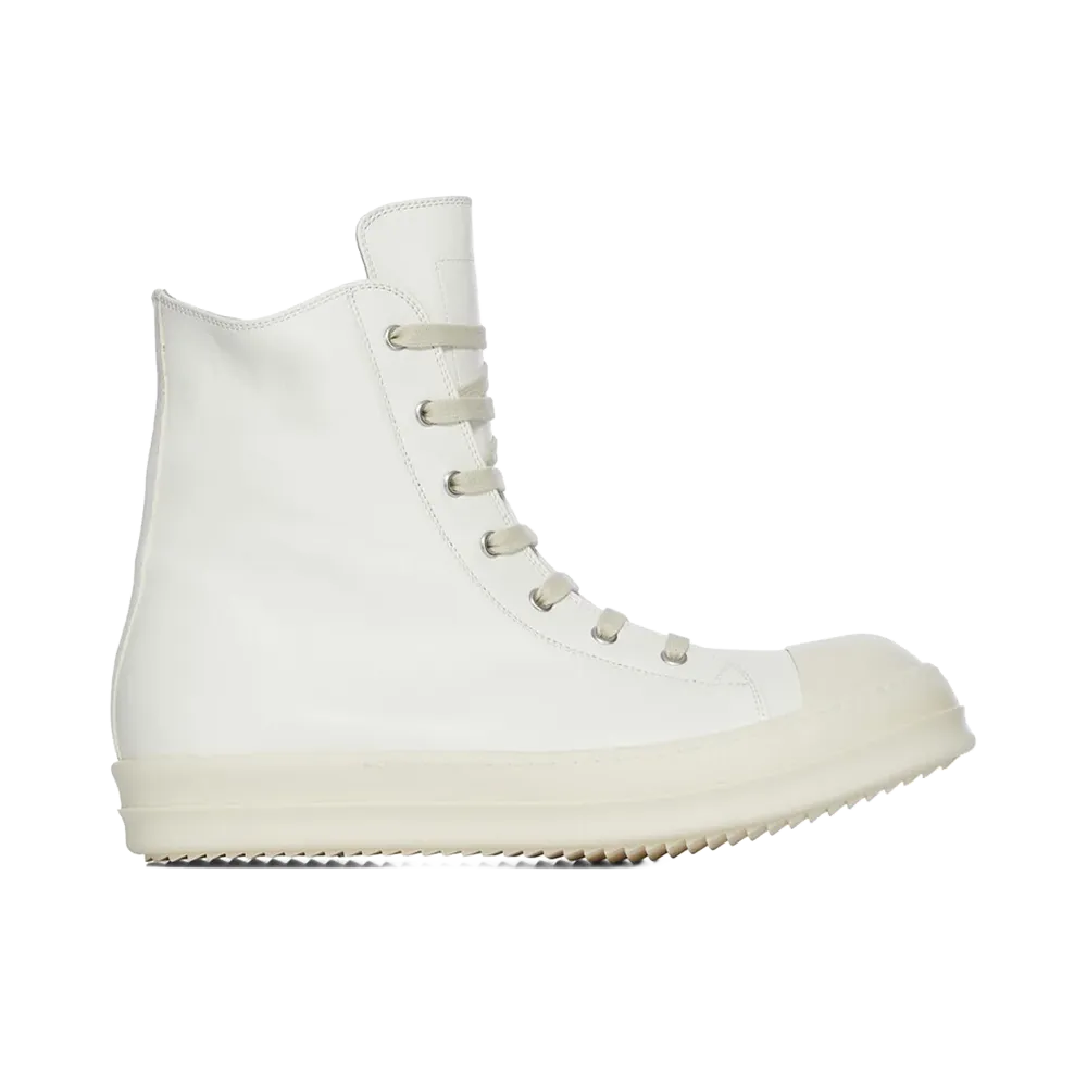 Rick Owens Sneaks Albino Lamb Leather "Triple Milk"