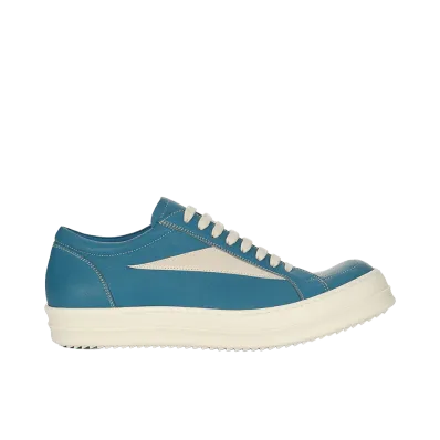 Rick Owens Vintage Sneaks Washed Lamb and Suede Leather "Nublu/Milk"