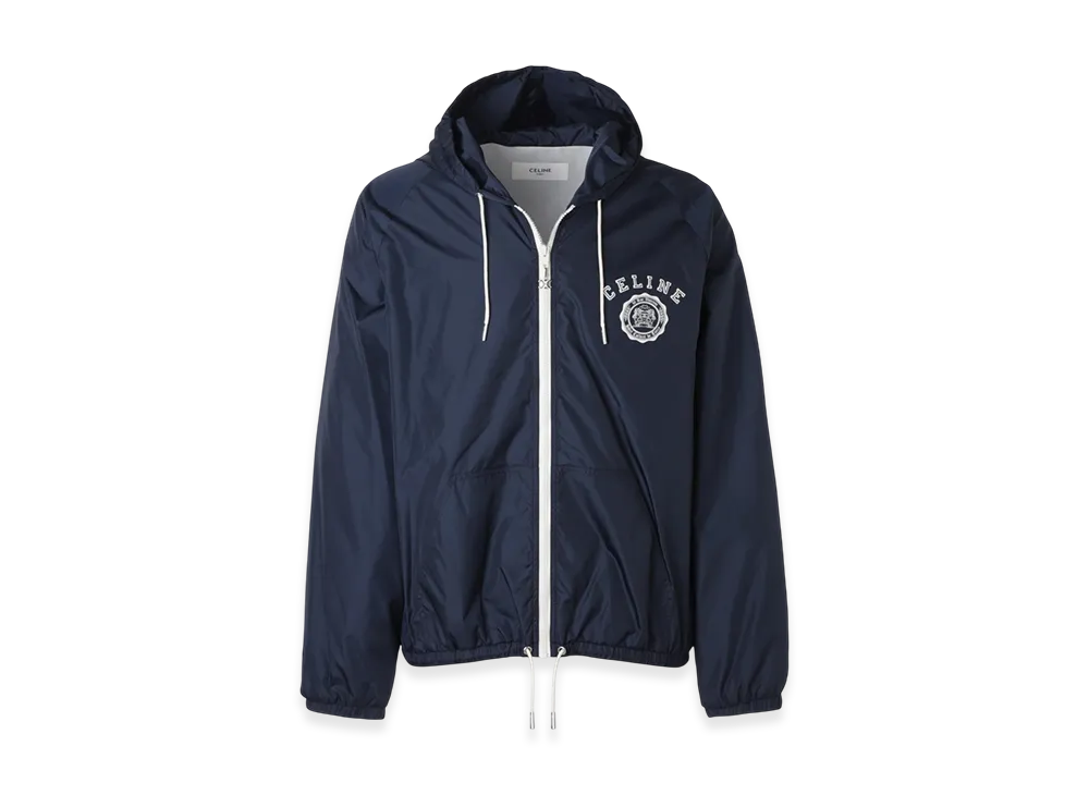 CELINE Windbreaker Nylon Jacket "Blue"