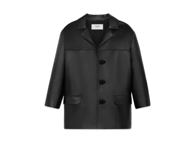 CELINE Women's Carcoat in Soft Lambskin "Black"