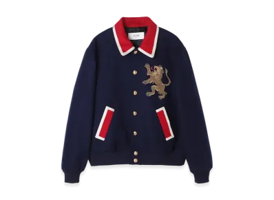 CELINE Teddy Tresse Patch Lion "Royalblue"