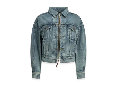 CELINE Women's Jackets & Coats "Light Blue"