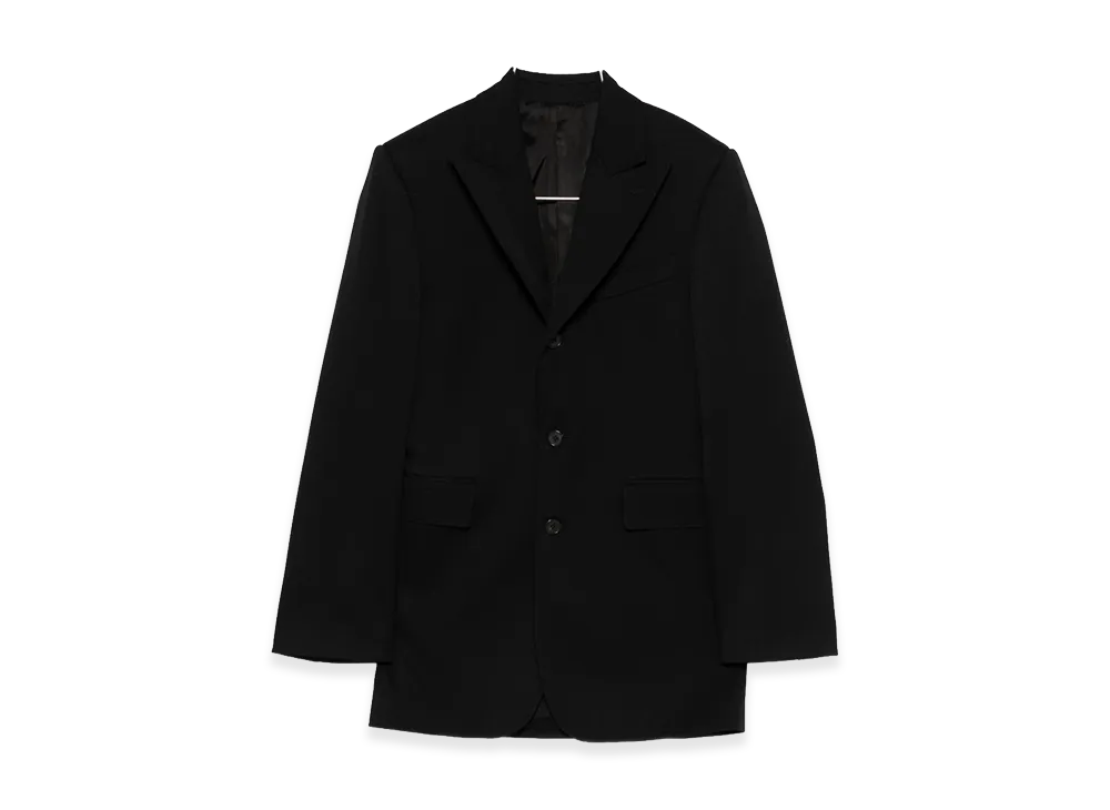 CELINE Women's Look 19 - Colonne Jacket Diagonal Wool "Black"