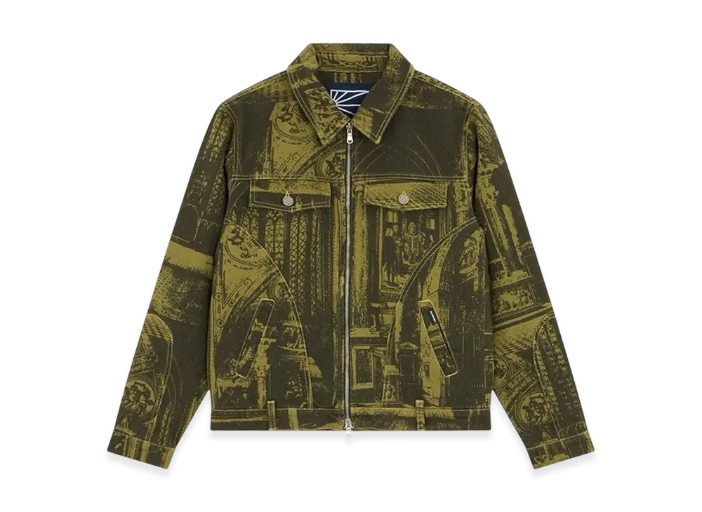 RASSVET Printed Castle Zip Jackte "Multi"