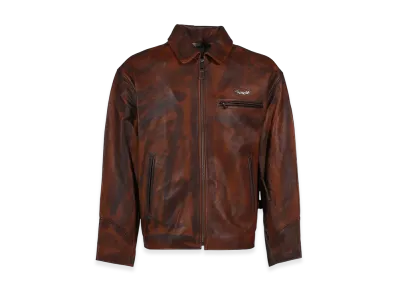 RASSVET Vintage Leather Jacket "Brown"