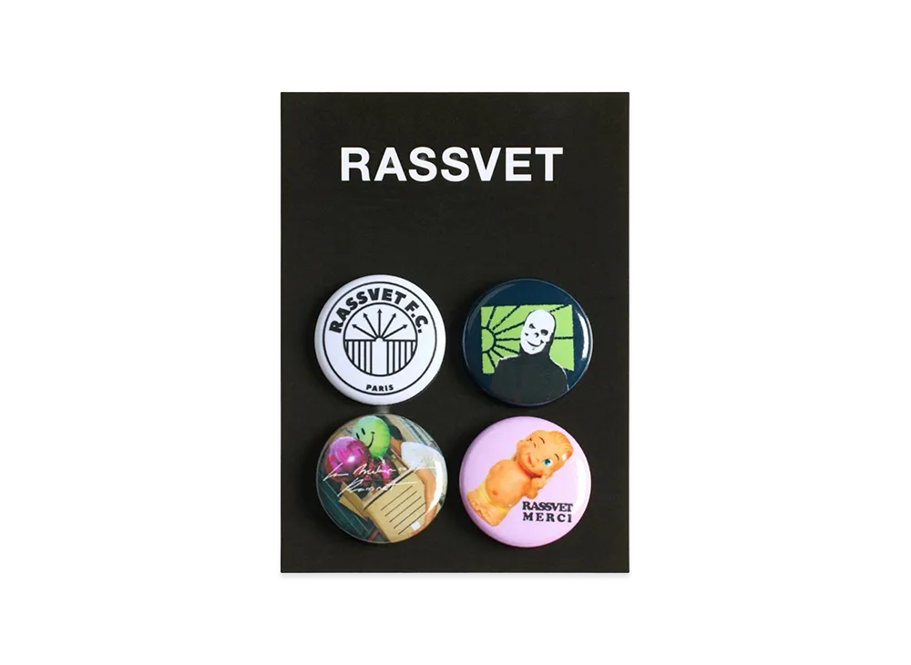 RASSVET Set of 4 Pins "Multi"