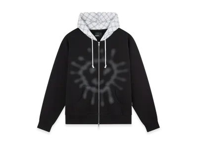 RASSVET Sun Faded Zip Hoodie "Black"