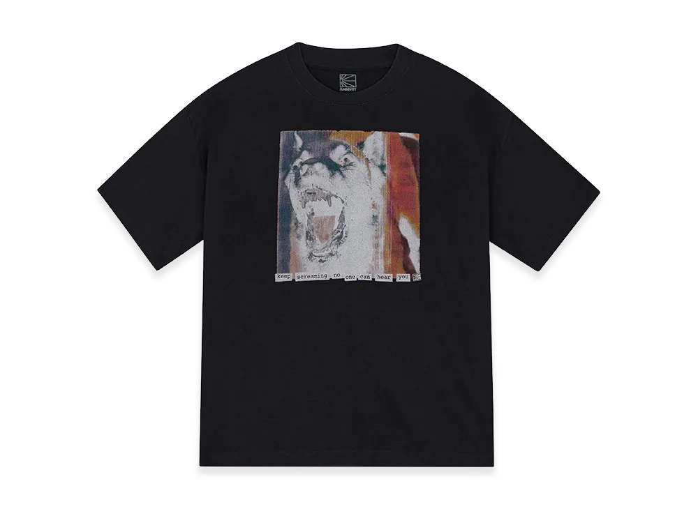 RASSVET Men Scream Tee Shirt Knit "Black"