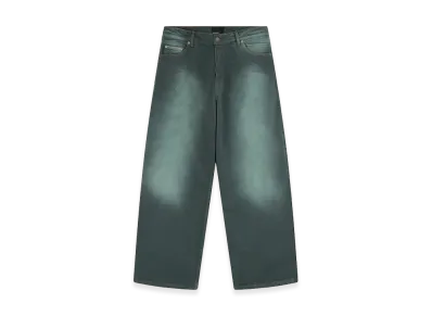 RASSVET Sun Dyed Baggy Denim "Dark Green"