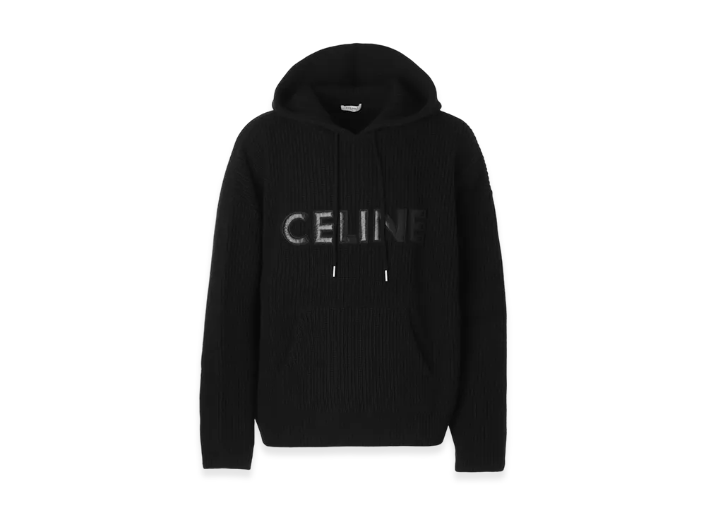 CELINE Pull Capuche Oversize "Black"