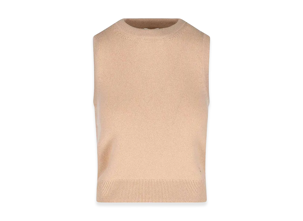 CELINE Women's Tank Top In Maglia "Beige"
