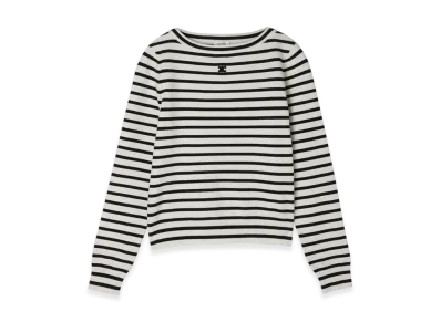 CELINE Mariniere Triomphe "Ecru/Black"