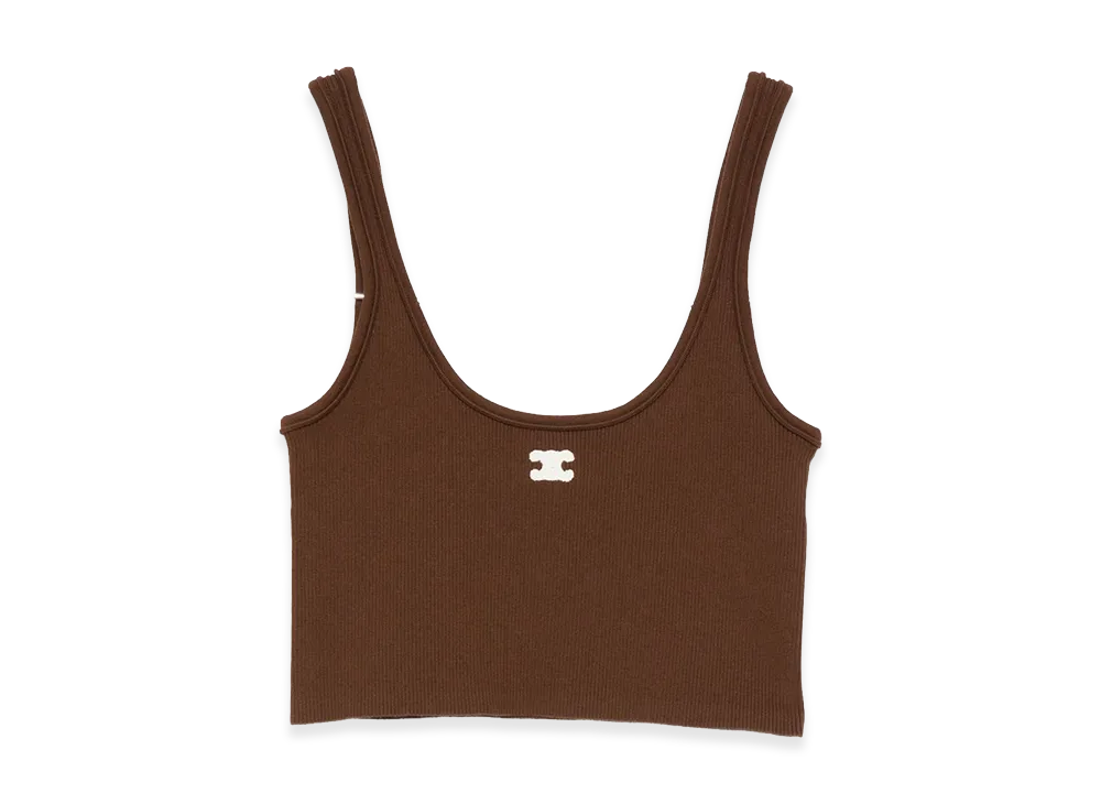 CELINE Women's Capsule Top "Brown"