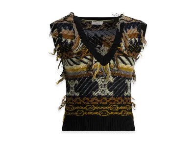 CELINE Women's Knitwear "Brown"