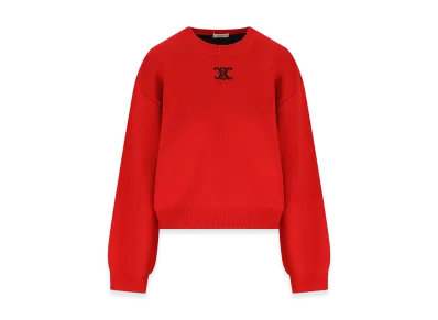 CELINE Women's Sweaters "Red"
