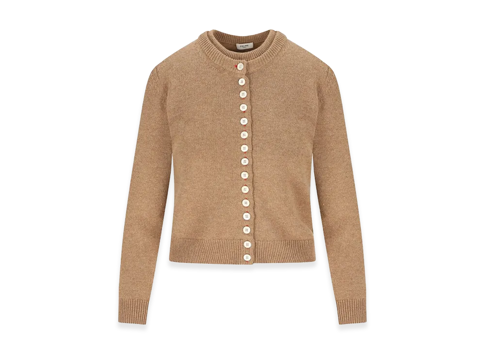 CELINE Women's Sweaters "Camel"