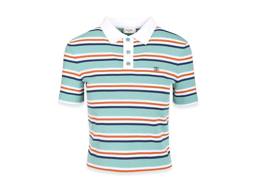 CELINE Women's Capsule Polos "Light Blue"