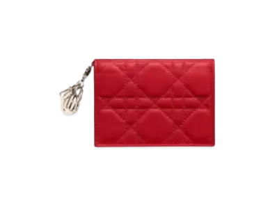 Dior Flap Card Holder "Red"