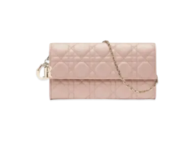 Dior Lambskin Wallet "Soft Pink"