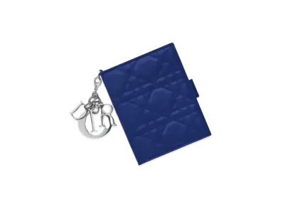 Dior Lambskin Eden Wallet "Blue"