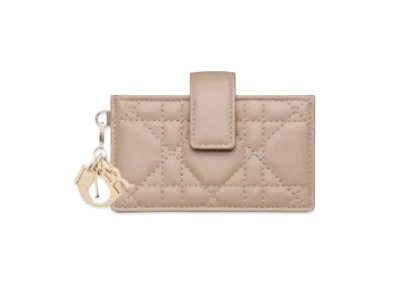 Dior Card Holder "Hazelnuts"