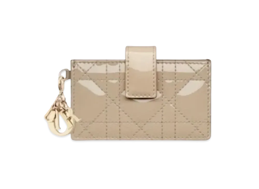 Dior 5-Layer Card Holder "Sand"