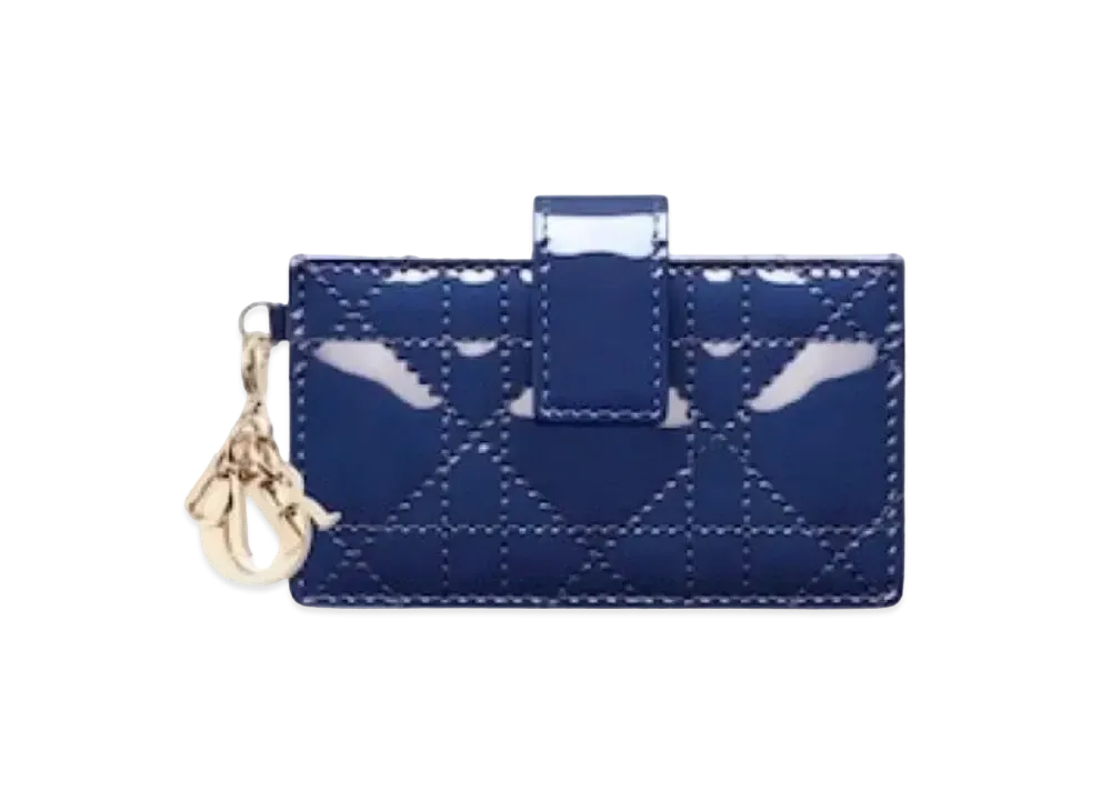 Dior 5-Layer Card Holder "Royal Blue"