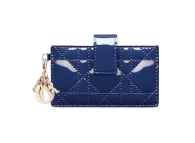 Dior 5-Layer Card Holder "Royal Blue"