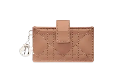 Dior Cow Leather Card Holder "Rose Pink"