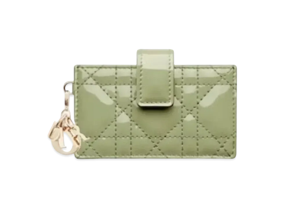 Dior 5-Layer Card Holder "Light Green"