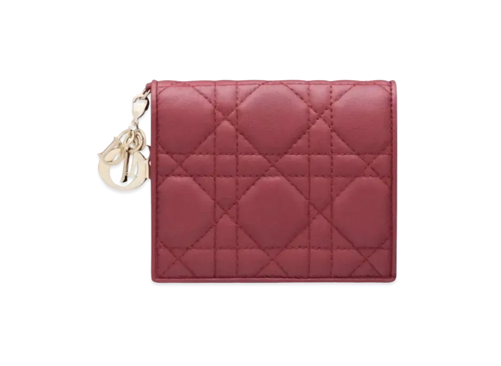 Dior Sheepskin Wallet "Pink"