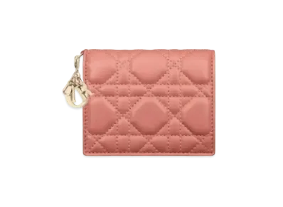 Dior Mini Wallet "Pastel Pink"