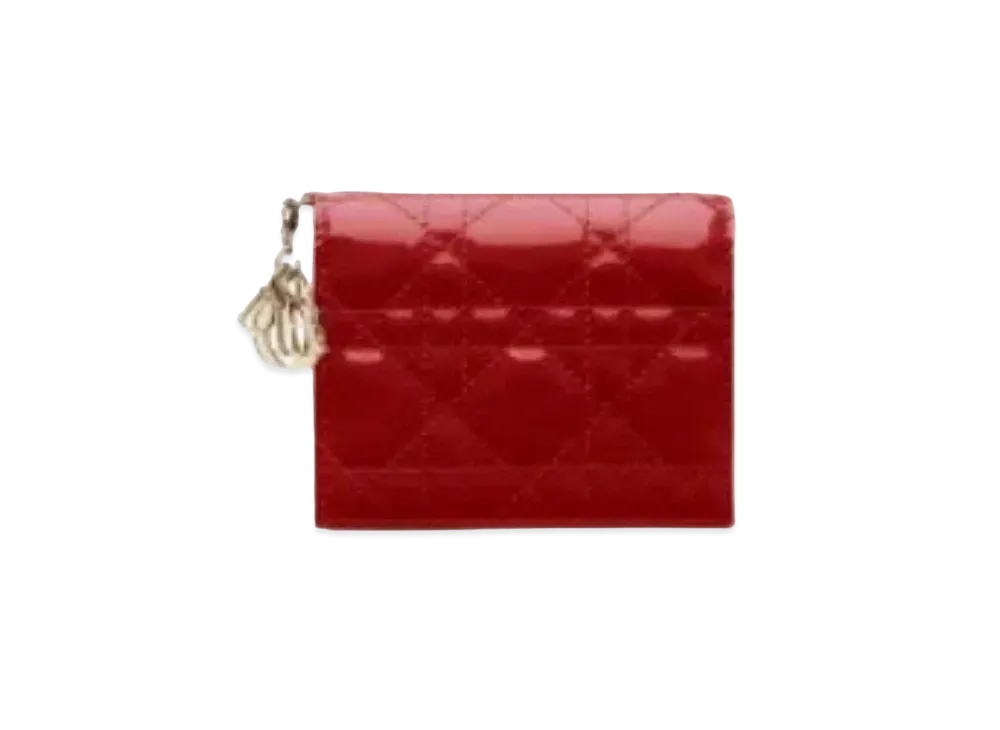 Dior Curfskin Wallet "Red"