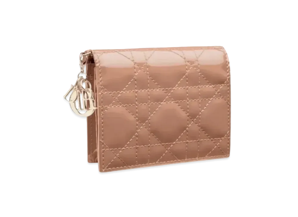 Dior Patent Leather Wallet "Pink"