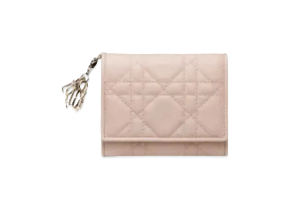 Dior Lambskin Wallet "Soft Pink"