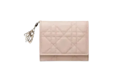 Dior Lambskin Wallet "Soft Pink"