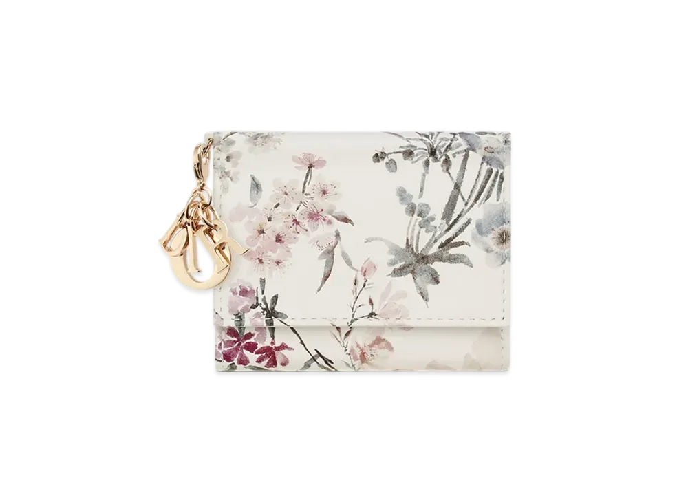 Dior Lady Dior Lotus Wallet Millefiori Printed Lambskin "Multicolor"