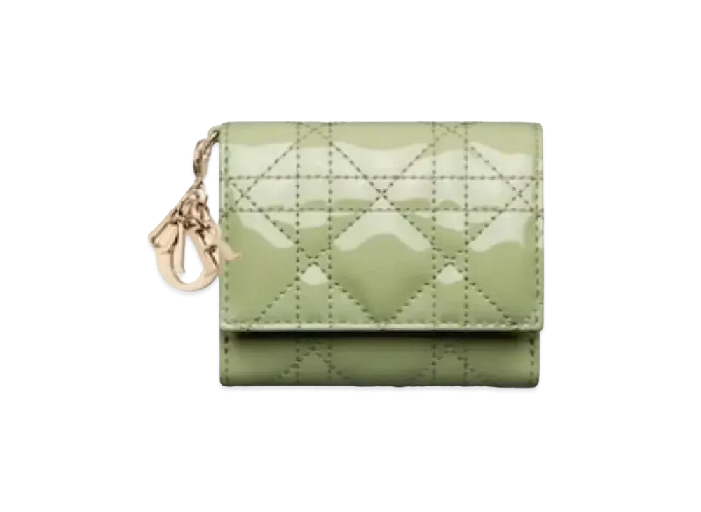 Dior Lotus Wallet "Green"