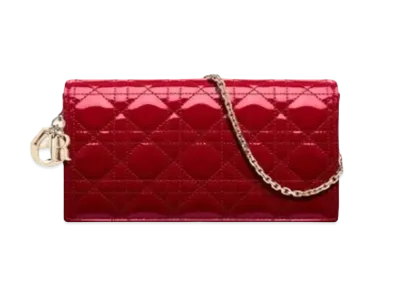 Dior Lady Dior Pouch "Red"